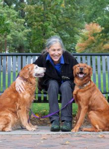 Jane Miller and pups